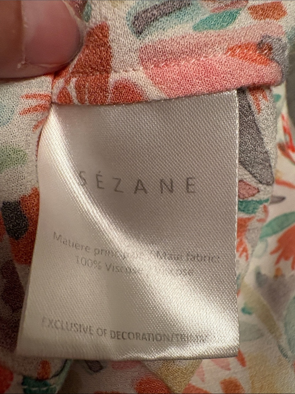 Sezane blouse. Size 38 euro. Excellent condition - Picture 8 of 8